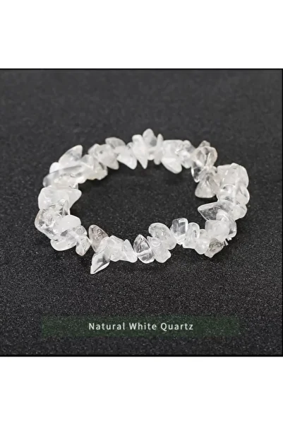 platin hediyelik Natural Crystal Quartz Stone Broken Stone Bracelet Natural Stone Bracelet