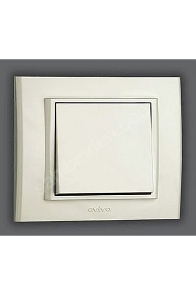 OVİVO White with Switch Frame