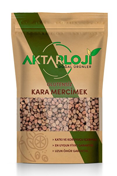 aktarloji 2 Kg Glutensiz Kara Mercimek Siyah