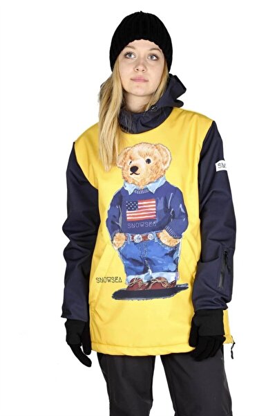 Tıklaalbeni Snowsea Teddy Sarı Snowboard Ve Kayak Montu