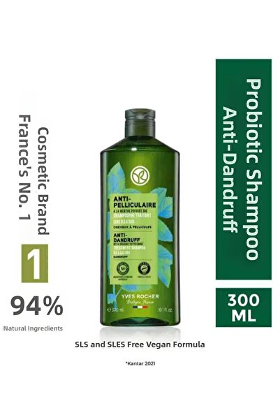 Yves Rocher Fresh Mint and Pomegranate Extract Anti-Dandruff Purifying Shampo...
