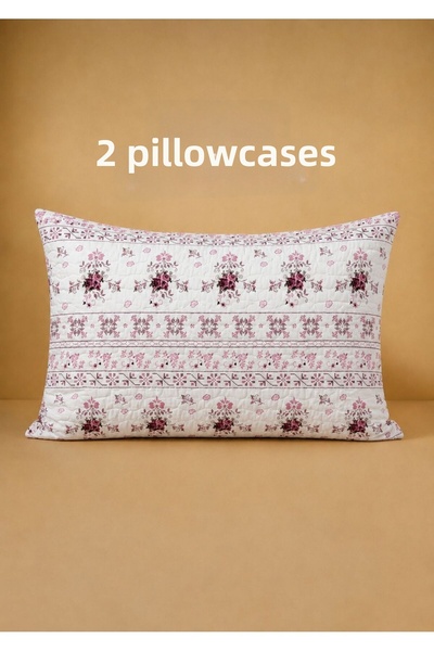 meressa home Pillowcase 2 Pieces Cotton Lining 50X70 cm Liquid Proof