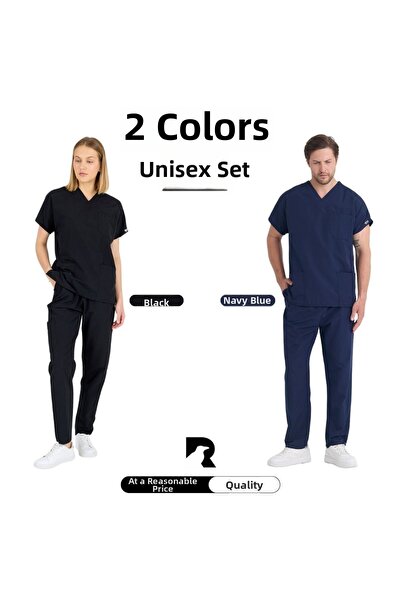 Raven Uniform SET DE 2 HEMOTIȚE - Set de uniforme unisex pentru asistentă med...