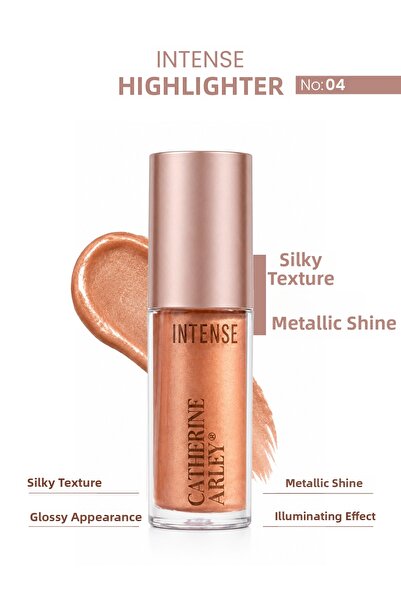 Catherine Arley Intense Glow Touch Liquid Highlighter Golden Bronze 5 ml 04