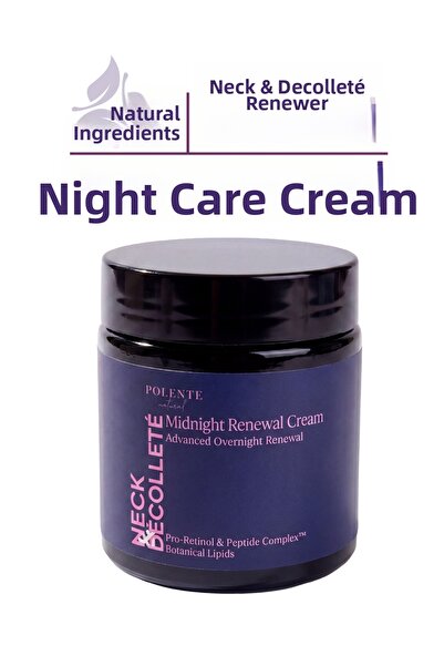 Polente Natural Neck & Décolleté Midnight Renewal Cream - Neck & Décolleté Re...