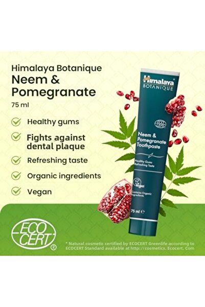 Yıldızan Nzr Beautestore Himalaya Botanique Toothpaste 75 ml |   Ecocert Cert...