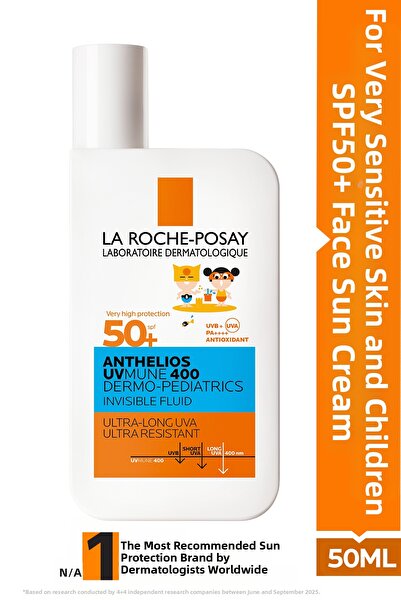 La Roche Posay أنثيليوس ديرمو بيدياتريكس يو في ميون ٤٠٠ سائل غير مرئي بعامل ح...