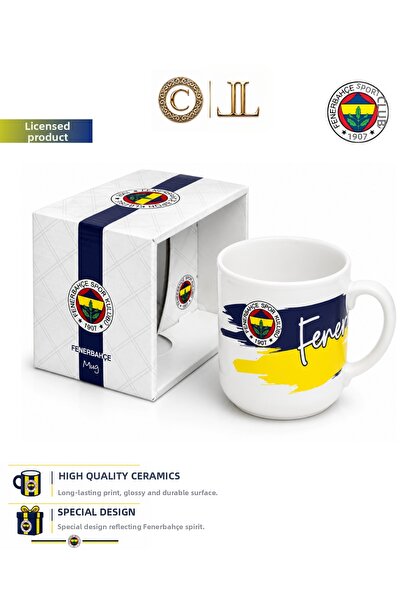 Fenerbahçe 2026 New Production Licensed Ceramic Mug Special Design Box