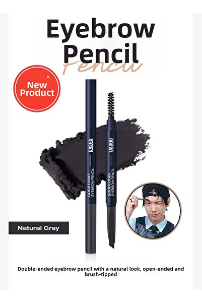 Dashu Natural-Looking, Angled Tip and Comb Double-Sided Eyebrow Pencil Mens G...