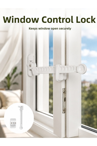 izbul Safety Lock Set for Inward Opening Windows, 3-Piece New Generation