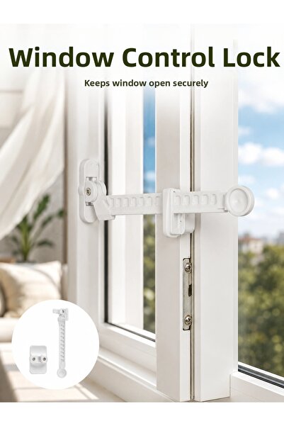 shopwave Safety Lock Set for Inward Opening Windows, 3-Piece New Generation