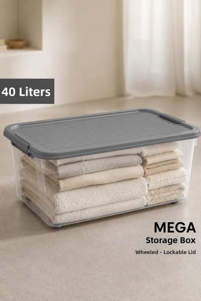Meleni Home Cutie decorativă de depozitare - Organizator cu capac de blocare ...