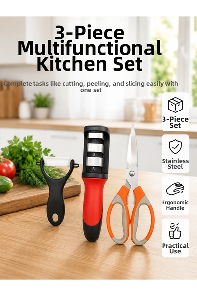 Generic Brand Multifunctional Kitchen Scissors Set – Practical Kitchen Helper...
