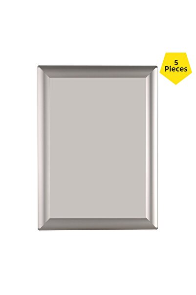 Tilki Dünyası A4 Aluminum Frame Set 5-Pack - 25 mm Miter Corner Front Opening...