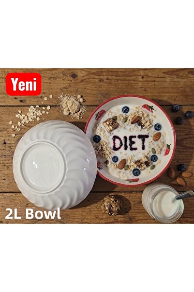 Ganita home Kase Sunum Makarna & Salad Diet Round 19 cm 2 Pieces Strawberry