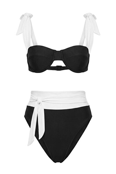 Trendyol Collection Set bikini normal cu talie normală, cu balconetă acoperit...