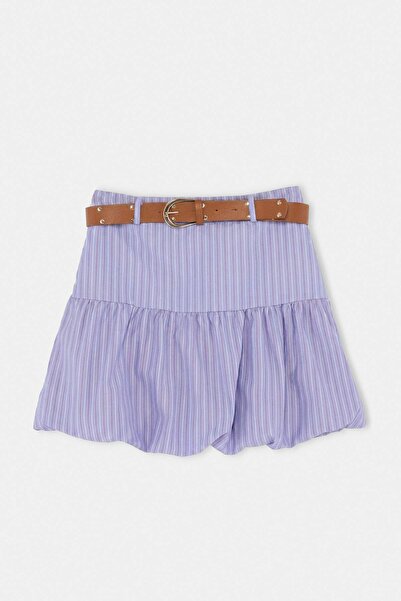 Trendyol Collection Blue-Multicolor Skirt Twoss26Et00157