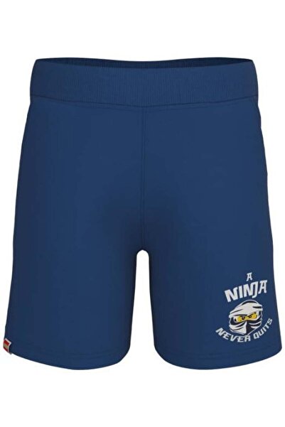 LEGO Pantaloni scurți Ninjago pentru copii - Albastru - 104