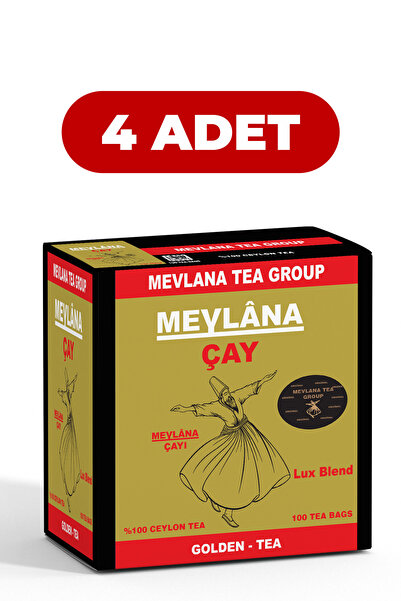 Mevlana Çay 100'lü X 4 Adet %100 Ceylon Sri Lanka Sallama Mevlana Tea Group B...