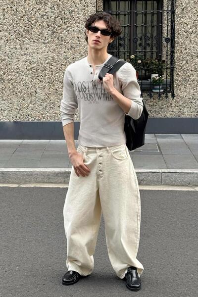 Bershka Barrel fit jean