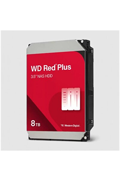 WD Red Plus WD80EFPX 8TB 5700RPM 256MB 3.5" SATA Harddisk
