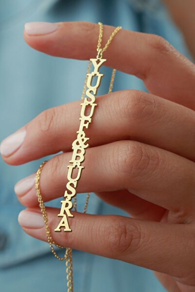 Silvano Jewelry 925 Ayar Gümüş Isimli Trend Kolye