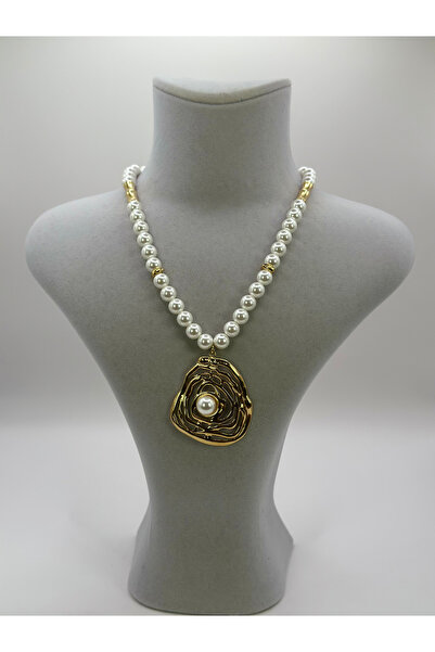 Butik قلادة MIZE Pearl Nest Mayorka Pearl - قلادة نسائية أنيقة بتصميم عصري مع...