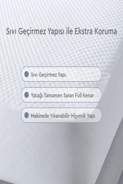 embays collection Nonwoven Kumaş( 160x200cm ) Çift Kişilik Dört Köşe Lastikli...