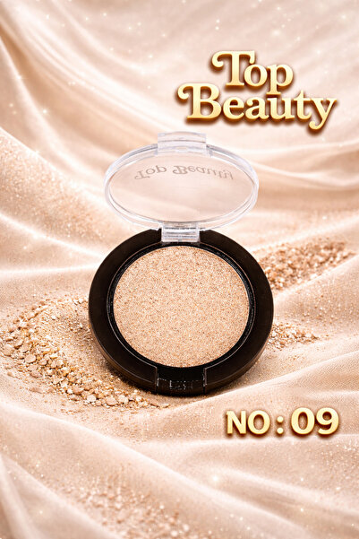 Top beauty ظلال عيون لامعة - لون بيج فاتح رقم: 09 (ظلال العيون)