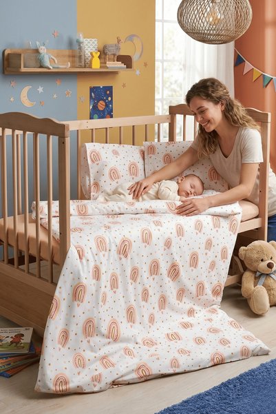 Menderes Home Cotton Collection %100 Pamuk Bebek Nevresim Takımı Dreamshire