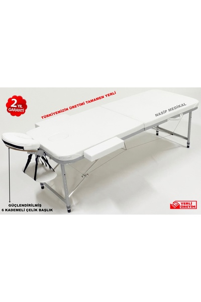 NASİP MEDİKAL Relax Soft Alüminyum Ayaklı Katlanır Masaj Masası Elegant Seris...