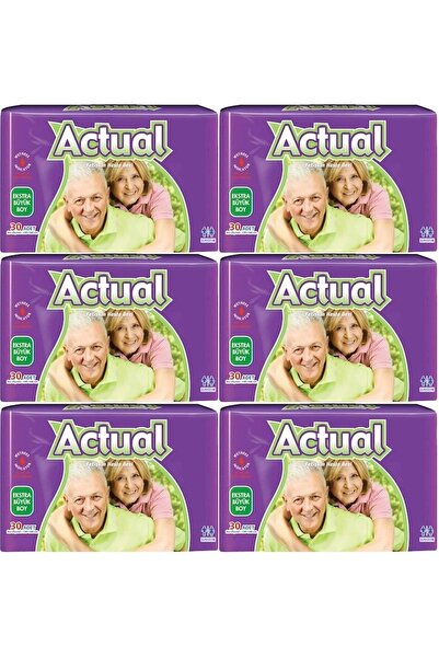 ACTUEL Actual Adult Diapers with Waist Band XL - Extra Large - Extra Large 18...