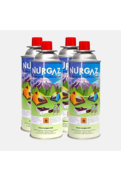 NURGAZ 220 gr Kartuş Tüp 4 Adet