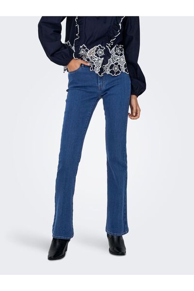 JDY Flared fit jeans JDYKAREN Mittlere Taille Flared Jeans