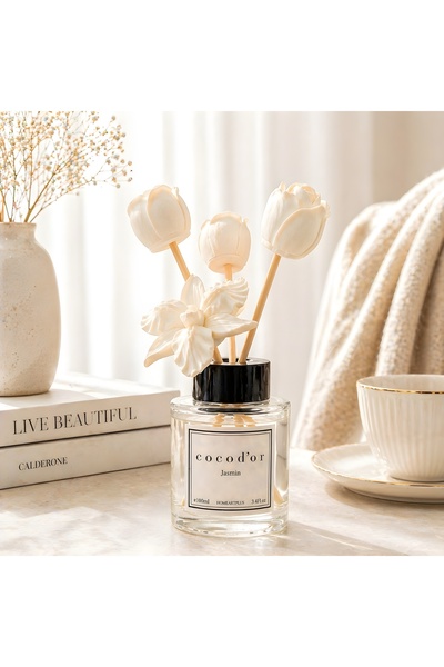homeartplus Yasemin Oda kokusu dekoratif tasarım Çiçek bambulu 120 ml