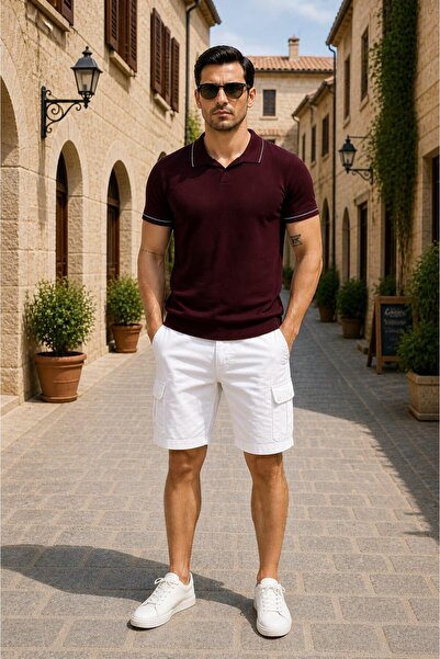 ALEXANDERGARDI Πλεκτό μπλουζάκι Resort Collar