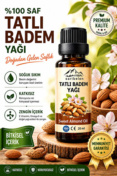 sarıbelen Tatlı Badem Yağı 20 ml