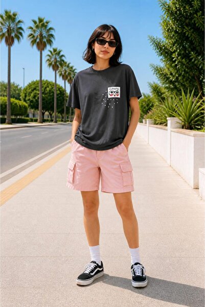 ALEXANDERGARDI Tricou de damă cu imprimeu antracit