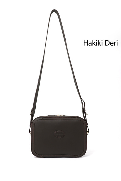 GÖNDERİ(R) Women's Brown Genuine Leather Long Strap Shoulder Bag