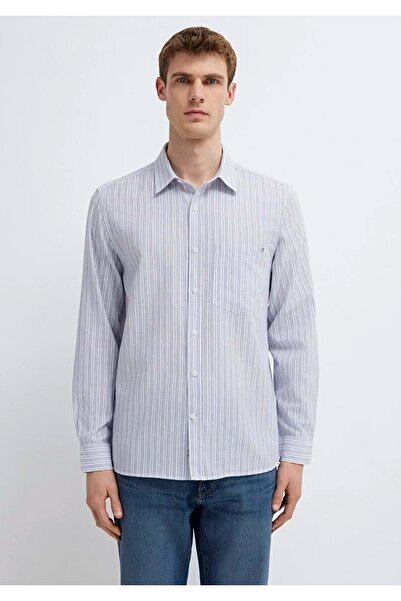 Mavi M0212006 Çizgili Gömlek Regular Fit Erkek Gömlek