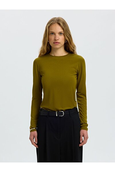 SELECTED Langarmshirt Basic
