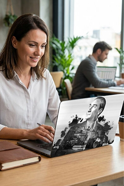 KT Decor Atatürk Ve Istanbul Laptop Sticker