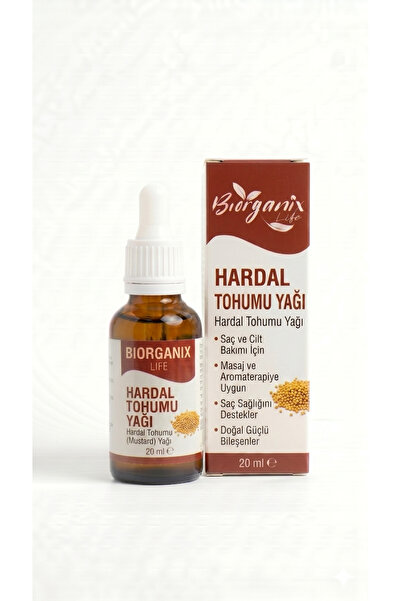 BİORGANİX Life Hardal Tohumu Yağı 20 ml – %100 Saf & Güçlü Etki!