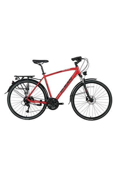 Bisan TRX 8500 CITY ERKEK ŞEHİR BİSİKLETİ 52CM HD 28 JANT 27 VİTES MAT KIRMIZ...