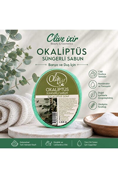 olive ixir Eucalyptus Soap - Sponge Detailed