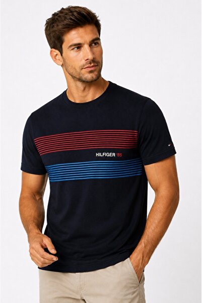 Tommy Hilfiger تي شيرت رجالي من Chest 85 Mw0mw34378ybr