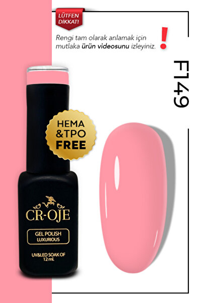 CROJE KALICI OJE Kalıcı Oje F149- Pembe (12 ML.)