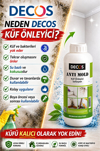 DECOS Küf Önleyici Solüsyon 1 Litre
