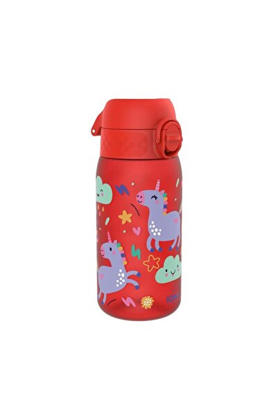 Ion8 - Çocuk Suluk - Kırmızı Unicorn - 350 ml - Sızdırmaz - BPA İçermeyen