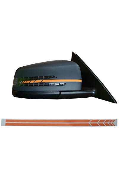 tuningset Autocolant Oglindă Mat Portocaliu compatibil cu Mercedes Coupe C238...